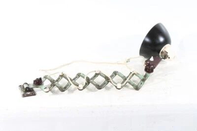 alte Scherenlampe Werkstattlampe Art Deco Bauhaus Schreibtisch Leuchte - Bild 1 von 4