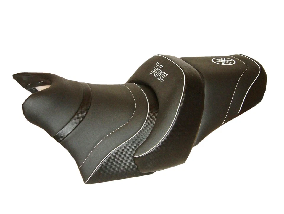 Yamaha Vmax V-Max 1200 1985-2007 Top Sellerie Seat Cover White Detail HSD2485 - Image 1 of 1