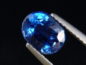 Kyanit Disthen / Kyanite 1,97 Ct. Oval facettiert feines blau (4809t) - Bild 1 von 1