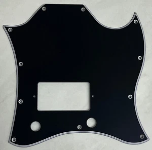 Custom For Gibson SG Standard Single Humbucker Guitar Pickguard 5-Ply Black - Picture 1 of 4