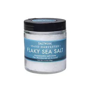 Flaky Sea Salt Handcrafted Gourmet Salt Flakes From Iceland 3.17 Ounces NEW - Picture 1 of 7