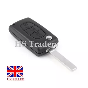 Nuevo 3 botones abatible llavero funda protectora para Citroen C4 C5 C6 C8 Nb A50 - Imagen 1 de 5