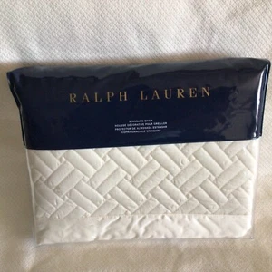 Ralph Lauren Home Greenwich Standard Sham Hollywood Cream Retail $130 - Picture 1 of 2