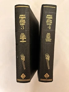 Vintage Audels Plumbers And Steam Fitters Guide Volumes 3-4 Illustrated 1949 - Picture 1 of 7