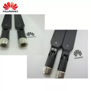 100% HUAWEI Original 4G LTE External 2x Antenna for B525 SMA C-type Black - Picture 1 of 7