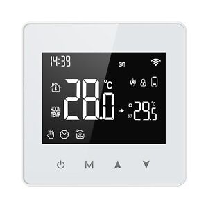 Thermostat aliment�� par batterie design classique avec boutons tactiles command