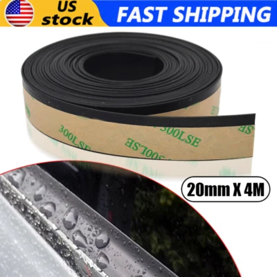 Tira de sello de goma para puerta de coche moldura borde protector clima 4M Foto 1 de 4