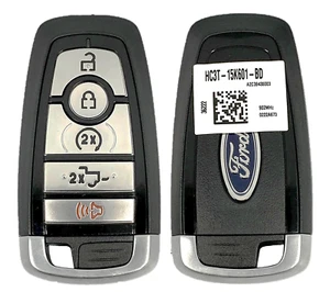 NEW OEM Ford Keyless Remote Fob + New Key Insert 5 Button OEM Ford M3N-A2C931426 - Picture 1 of 10