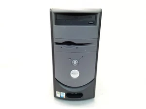 Vintage Retro Dell Dimension 3000 PC Tower P4 2.80GHz/40GB/1GB XP Home Serial - Picture 1 of 13