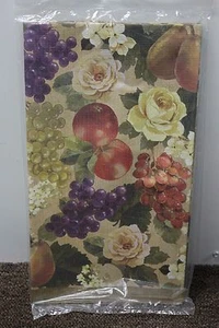FLOWER TABLECOVER Paper Tablecloth Party Rectangular Floral Adult Ladies Garden - Picture 1 of 1