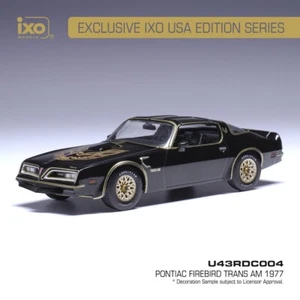 Pontiac Trans Am Starlight 1977 negro escala 1:43 de Ixo America IA43004 - Imagen 1 de 2