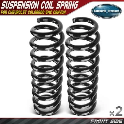 2x Muelles helicoidales delanteros para Chevrolet Colorado GMC Canyon 2015-2021 2,5 L tracción trasera 4x4 Foto 1 de 4