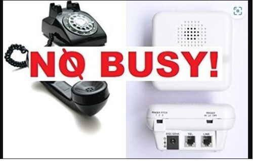 Audio/Visual Phone Notifier - Auto Hang Up - Elderly Aid - Loud Ring/Flash