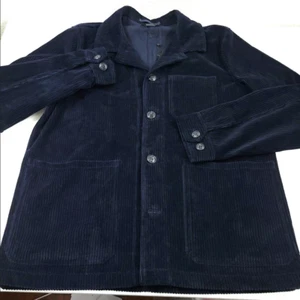 The Men's Store Bloomys Mens Navy Corduroy Chore Jacket Size XXL New - Picture 1 of 3