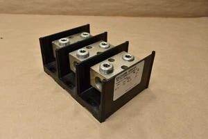 FERRAZ SHAWMUT 68643 Power Distribution Block 3 POLE 600V CU - Picture 1 of 4