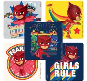 20 PJ Masks Girls rule Stickers Party Favors Teacher Supply Owlette - Picture 1 of 1