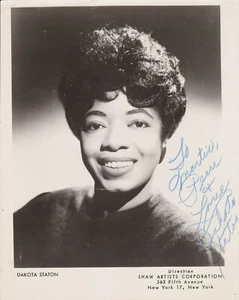 Dakota STATON (Jazz): Signed Photograph - Picture 1 of 1
