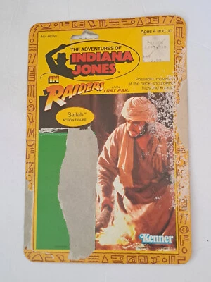 1982 Indiana Jones Raiders Of The Lost Ark Sallah Cardback Kenner RARE - Image 1 of 4