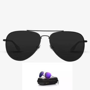 Aviator Sunglasses Premium Military Pilot Ultraviolet Mens Polarized Sunglasses - Picture 1 of 10