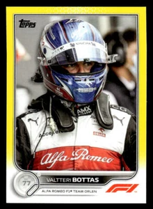 2022 Topps Formula 1 #60 Valtteri Bottas Yellow #/125 - Picture 1 of 2