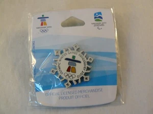 2010 Vancouver Winter Olympics Pin - Snowflake A - New in Package - Picture 1 of 2