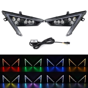 Für Polaris RZR PRO XP / RZR Turbo R 2022-23 ATV RGB LED Scheinwerfer DRL Hi/Low - Picture 1 of 18