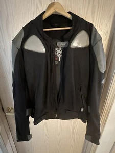 Cortech GX-Sport Mens Black/Gray Motorcycle Jacket Size XL/46 - Picture 1 of 7