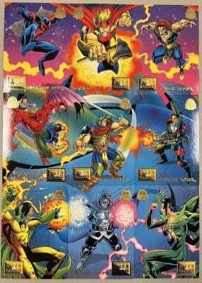 Vtg 1994 Marvel Universe The Fall Of The Hammer Complete Set of 9 cards #82-90 - Image 1 of 4