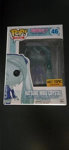 Funko POP! Hatsune Miku Crystal #46 Volcaloid Crypton HOT TOPIC EXCLUSIVE - Picture 1 of 1