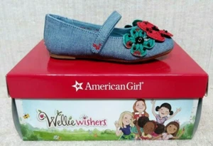 AMERICAN GIRL - WELLIE WISHERS - VILLA FLOWER BALLET - Child Size 9c - Picture 1 of 10