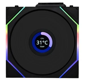LIAN LI UNI FAN TL Wireless LCD 120 Single Pack Black "EXPRESS SHIP" - Picture 1 of 1
