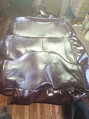 Cubierta de asiento delantero superior Buick Roadmaster Limited 1994-96 cuero granate vinilo Foto 1 de 4