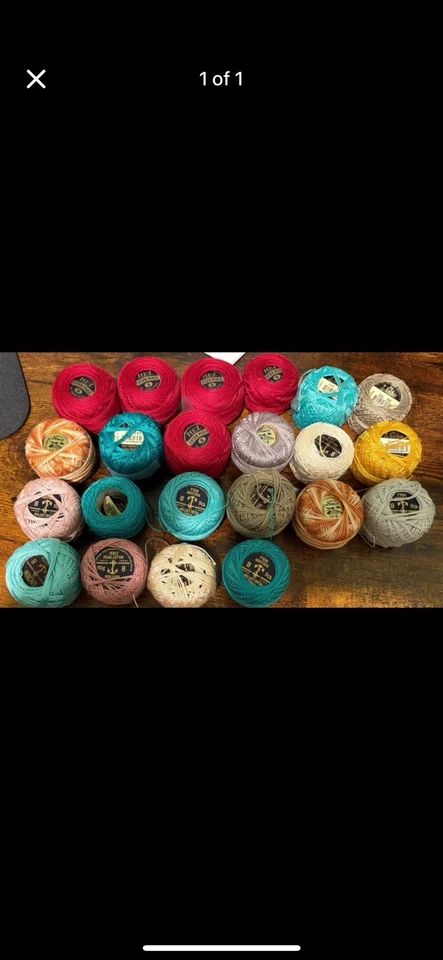 批量 22 件 Perle 棉 8 码锚线 — 第 1/1 张图片