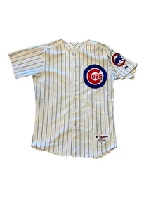 Vintage Chicago Cubs Mark Prior Majestic Authentic Baseball Jersey, Size 44 - Picture 1 of 6
