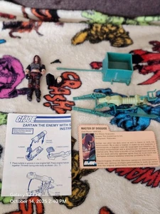 Vintage GI Joe Action Figure 1984 Zartan Complete with Chameleon - Picture 1 of 5