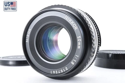 US Duty Free [Exc] Nikon Nikkor Ai-s AIS 50mm f/1.8 Pancake  Prime MF Lens  #196 - Image 1 of 4