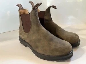 Stivali Chelsea classici da uomo Blundstone in marrone noce #1218 - da uomo taglia US 9,5 - Foto 1 di 7