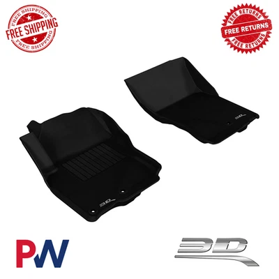 Forro de piso 3D MAXpider ajuste personalizado KAGU para todo tipo de clima para Nissan Frontier 2005-19 Foto 1 de 4