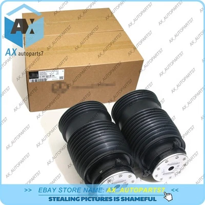 Par de bolsas de resorte de suspensión neumática traseras L&R para Mercedes Clase C W205 C205 Foto 1 de 4