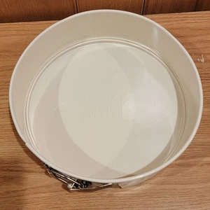 Rae Dunn “BAKE” 9” Cream Springform Cake Pan Heavy Duty Cheesecake - Picture 1 of 6