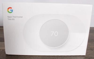Brand New Google Nest Thermostat Trim Kit-White Model GZZN7 Sealed Box - Image 1 of 2