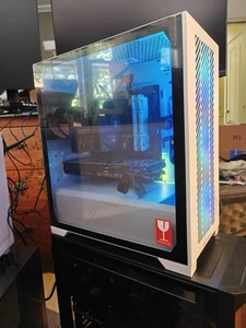 White & Black Matx Gaming PC For 1080p & 1440p Gaming - Picture 1 of 7