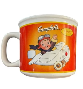 Campbell’s Kids 100 Years Soup Mug 1904–2004 Vintage Collector Cup Airplane - Picture 1 of 7