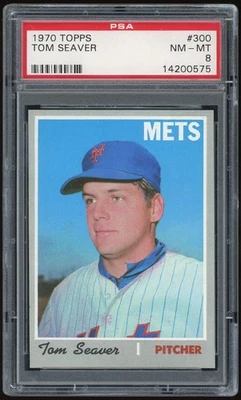 Tom Seaver Topps #300 1970 PSA 8 *0575 Foto 1 de 2