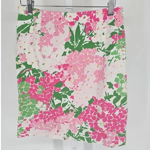 Gonna corta LAUREN RALPH LAUREN stampa floreale cotone/spandex rosa/avorio/verde 4 - Foto 1 di 3