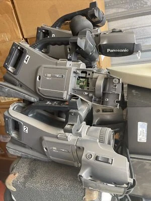 Qty 5 Panasonic AG-DVC7P MiniDV Professional Video Camera 750x UNTESTED - Image 1 of 4