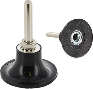 3 inch Sanding Disc Holder Roloc Roll & Lock Rotary Pad Holder 1/4" Mandrel - Picture 1 of 5