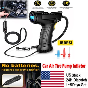Car Air Tire Pump Inflator Compressor LED Digital Electric Handheld 150PSI 12V * - Picture 1 of 9
