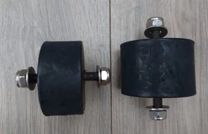 Ford Escort Mk1 Mk2 Crossflow XFlow Uprated Engine Mounts Rubbers x2 - Picture 1 of 3