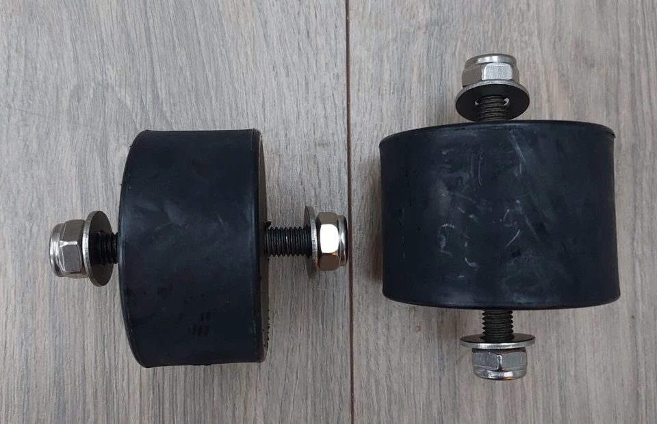 Borrachas de montagem de motor Ford Escort Mk1 Mk2 Crossflow XFlow atualizadas x2 - Imagem 1 de 3